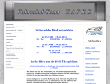 Tablet Screenshot of fahrschulteam-dormagen.de